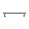 Heritage Brass Cabinet Pull Knurled Design with 16mm Rose 160mm CTC Polished Nickel finish