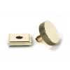 Aged Brass Brompton Centre Door Knob (Square)