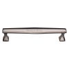 Heritage Brass Cabinet Pull Deco Design 203mm CTC Polished Nickel Finish