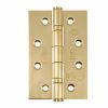 Eclipse 14341EBP - 102x67x2mm EBP Ball Bearing Hinge Grade 7 - (Pair) - Polished Brass