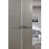 Tupai Rapido 5S Line Portel Lever Door Handle on 5mm Slimline Square Rose - Bright Polished Chrome