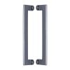 Heritage Brass Back to Back Door Pull Handle Apollo Design 307mm Polished Chrome Finish