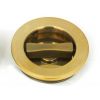 Aged Brass 60mm Plain Round Pull - Privacy Set