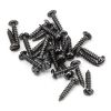 Dark Stainless Steel 4xÂ½" Round Head Screws (25)