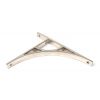 Polished Nickel Tyne Shelf Bracket (260mm x 200mm)