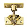 Brighton Pattern Sash Fastener - Polished Brass