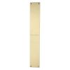 Heritage Brass Fingerplate 500mm Polished Brass finish