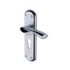 Sorrento Door Handle Euro Profile Plate Atlanta Design Apollo finish