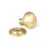 Satin Brass Mushroom Cabinet Knob 32mm