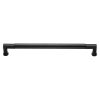 Heritage Brass Door Pull Handle Bauhaus Design 483mm Matt Black Finish