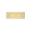 Heritage Brass Letterplate 8" x 3" Satin Brass finish