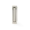 Alexander & Wilks - Square Sliding Door Edge Pull - Satin Nickel