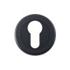 Serozzetta Euro Profile Escutcheon   - Matt Black