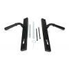 Matt Black Newbury Slimline Lever Espag. Lock Set