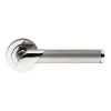 Serozzetta Irwin Lever On Rose - Dual Finish-Polished/Satin Chrome