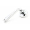 Polished Chrome Avon Round Lever on Rose Set (Plain) - Unsprung