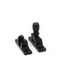 Black Mushroom Brighton Fastener - Narrow (Square)