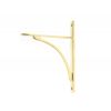 Polished Brass Apperley Shelf Bracket (260mm x 200mm)