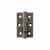 Atlantic CE Fire Rated Grade 7 Ball Bearing Hinges 3" x 2" x 2mm - Black Nickel (Pair)