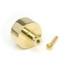 Polished Brass Kelso Cabinet Knob - 32mm (No Rose)