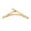 Polished Brass Apperley Shelf Bracket (260mm x 200mm)