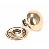 Polished Bronze Mushroom Mortice/Rim Knob Set