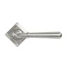 Satin Marine SS (316) Newbury Lever on Rose Set (Square)