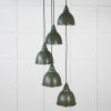 Smooth Nickel Brindley Cluster Pendant in Heath