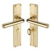 Heritage Brass Octave Reeded Bathroom Set Polished Brass finishUK Design Registration Number 6234528