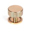 Polished Bronze Judd Cabinet Knob - 38mm (Plain)