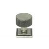 Pewter Brompton Cabinet Knob - 25mm (Square)