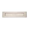 Heritage Brass Letterplate 13" x 3" Satin Nickel finish