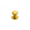 Delamain Plain Knob 25mm - Polished Brass