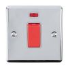 Eurolite Enhance Decorative 45Amp Switch with Neon Indicator Polished Chrome