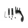 Black Night-Vent Locking Monkeytail Fastener (Steel Window)