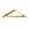 Satin Brass Barton Shelf Bracket (150mm x 150mm)