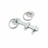 Ring Gate Latch - Plain Zinc