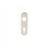 Radius Covers For Euro Lock Backplate 72mm Din - Satin Stainless Steel