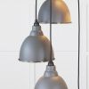 Smooth Nickel Brindley Cluster Pendant in Bluff