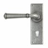 Pewter Regency Lever Lock set