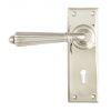 Polished Nickel Hinton Lever Lock Set