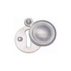 Heritage Brass Covered Keyhole Round Satin Chrome finish