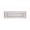 Heritage Brass Letterplate 10" x 3" Satin Nickel finish