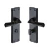 Black Iron Rustic Door Handle Bathroom Set Bridgnorth Design