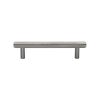 Heritage Brass Cabinet Pull Complete Knurl Design 96mm CTC Satin Nickel finish