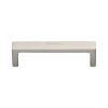 Heritage Brass Cabinet Pull Wide Metro Design 101mm CTC Satin Nickel Finish