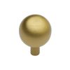 Heritage Brass Cabinet Knob Sphere Design 22mm Satin Brass finish