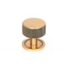 Polished Bronze Brompton Cabinet Knob - 32mm (Plain)