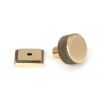 Polished Bronze Brompton Cabinet Knob - 25mm (Square)