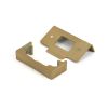 Satin Brass ½" Rebate Kit for Tubular Mortice Latch